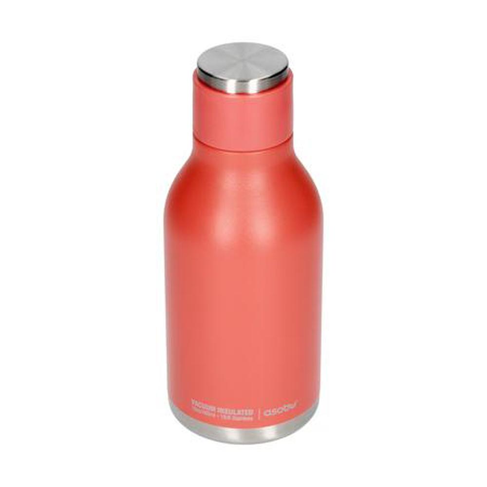 Asobu - Urban Insulated and Double Walled 16 Ounce 24hrs Cool Stainless Steel Bottle - Peach
