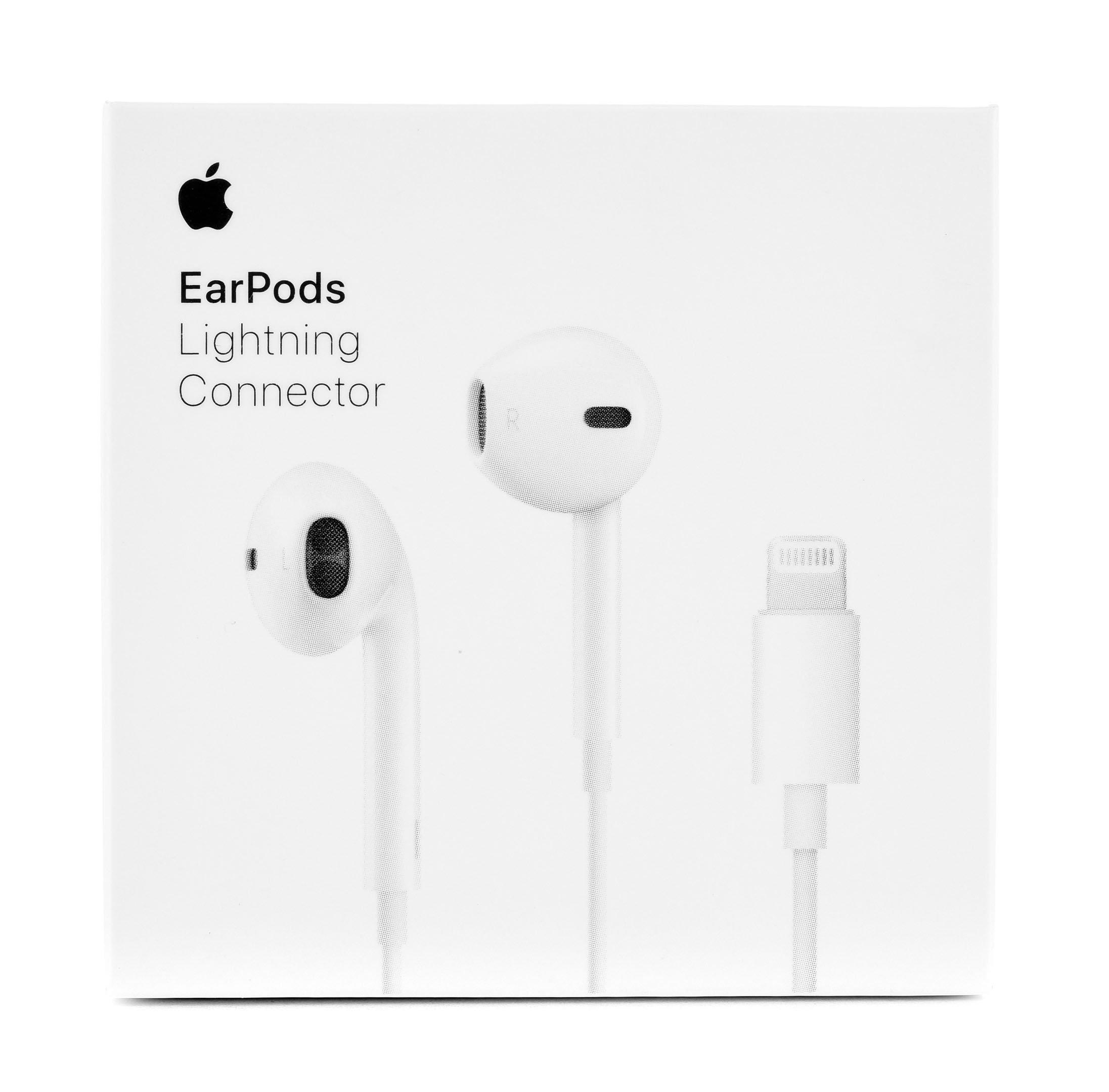 Apple EarPods with Lightning ConnectorAccessoriesOverview Unlike traditional, circular earbuds, the design of the EarPods is defined by the geometry of the ear. Which makes them more comfortable for more people than any other earbud-style headphones. The