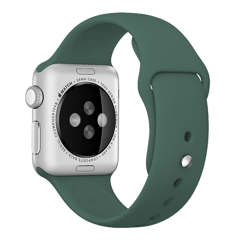 BeHello - Premium Apple Watch 38/40mm Silicone Strap - Green