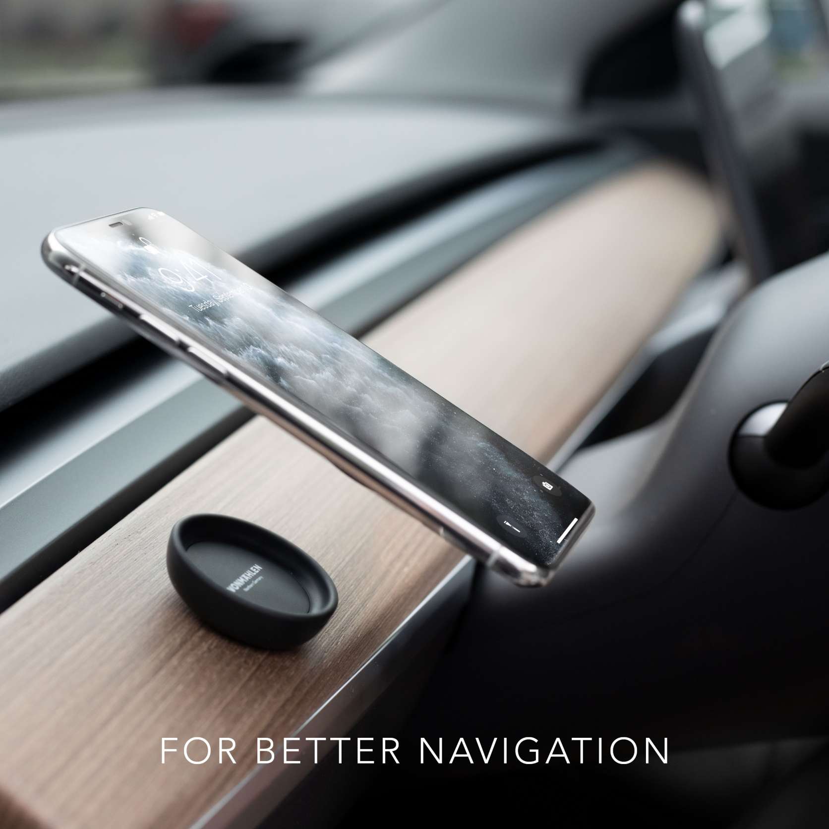 Vonmahlen BackFlip Signature Metal Phone Grip + Magnetic Holder - Wireless Charge Support Edition