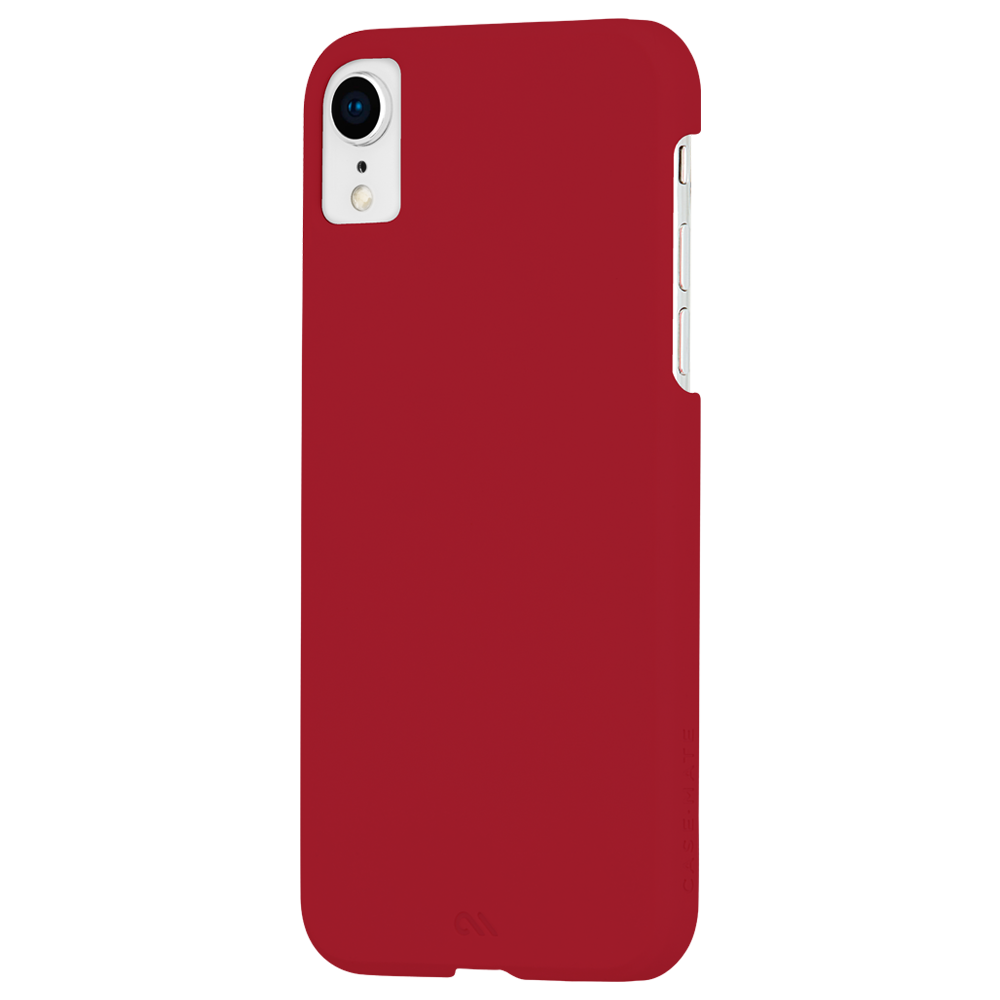 Case-Mate - Barely There Leather For iPhone XR Cardinal
