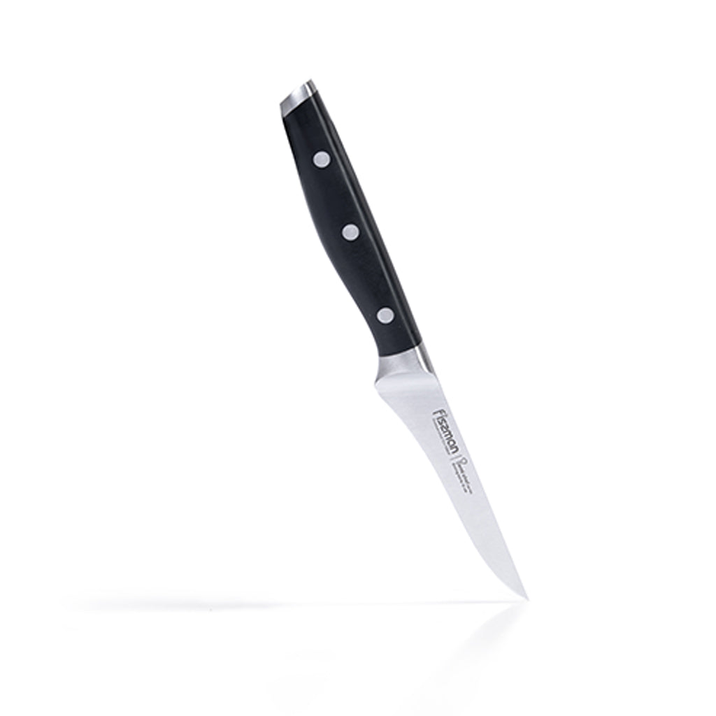 FISSMAN DEMI CHEF Boning Knife 4inchKitchen StorageDEMI CHEF Series A gastronomic knife the connoisseur's choice. It is suitable for cutting any food into perfectly thin slices thanks to its long and narrow blade. It is also useful for cooking Japanese di