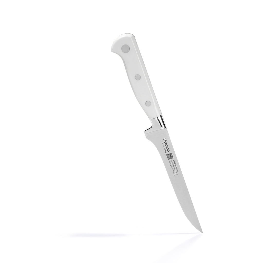 FISSMAN MONOGAMI Boning Knife with German Stainless Steel 6inchKitchen StorageThe MONOGAMI series are kitchen knives in which every detail is flawlessly executed. The perfect fit of the products of each piece of the knife guarantees an excellent quality.