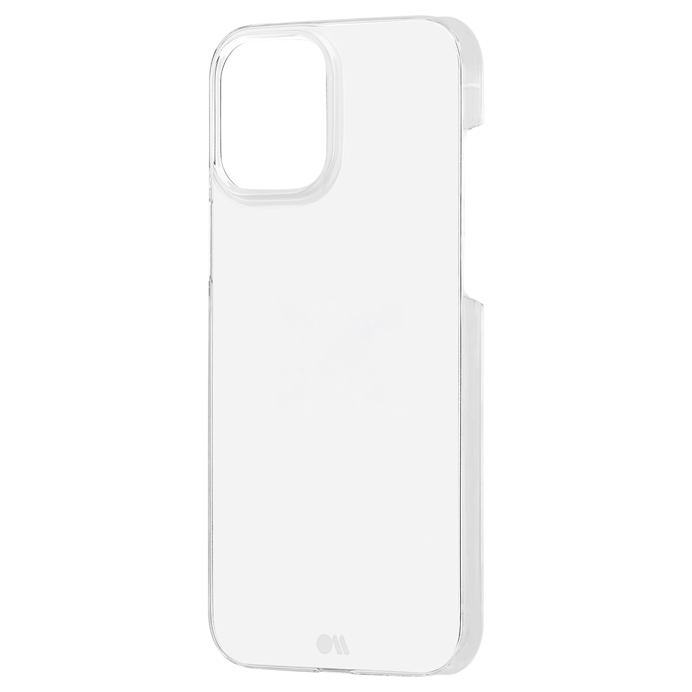Case-Mate Barely There Case for Apple iPhone 12 Mini - Lightweight Slim Case with Anti- Scratch Technology & See-Through Design Wireless Charging Compatible - Clear