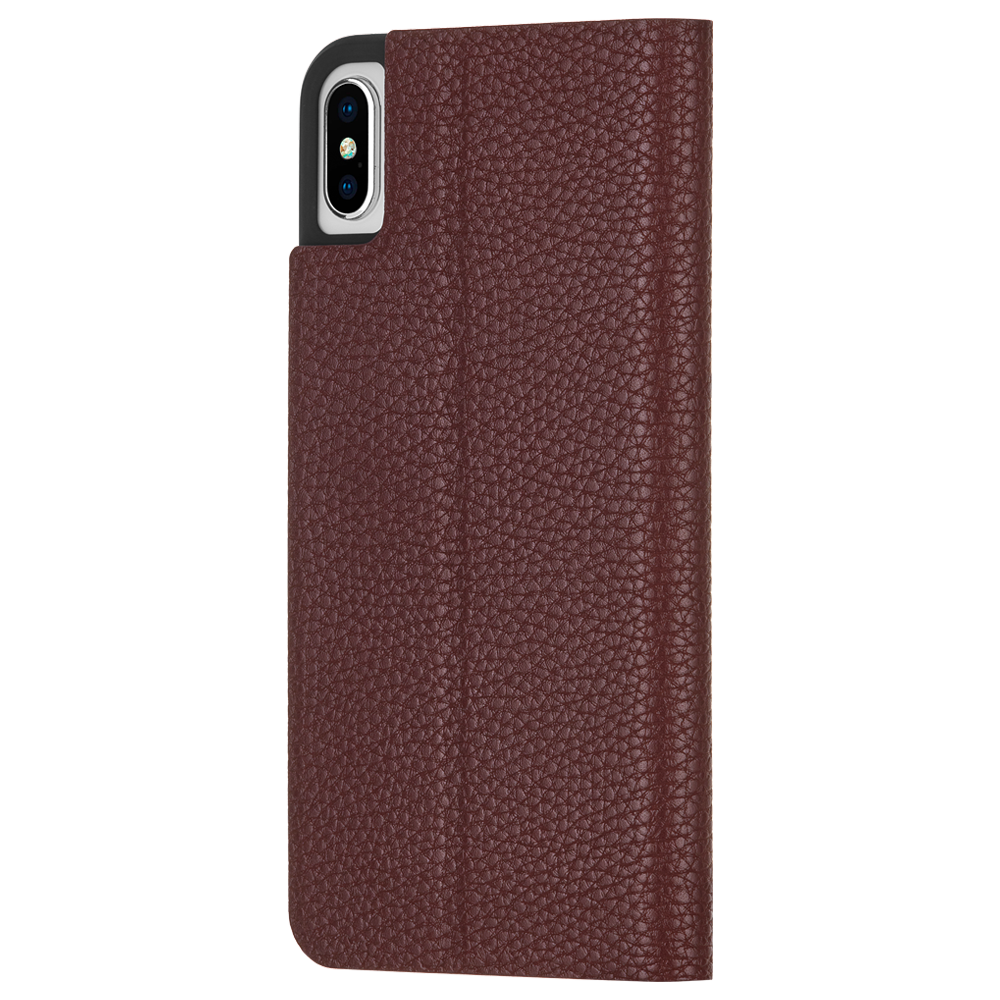 Case-Mate - Barely There For iPhone XS Max - Folio Brown