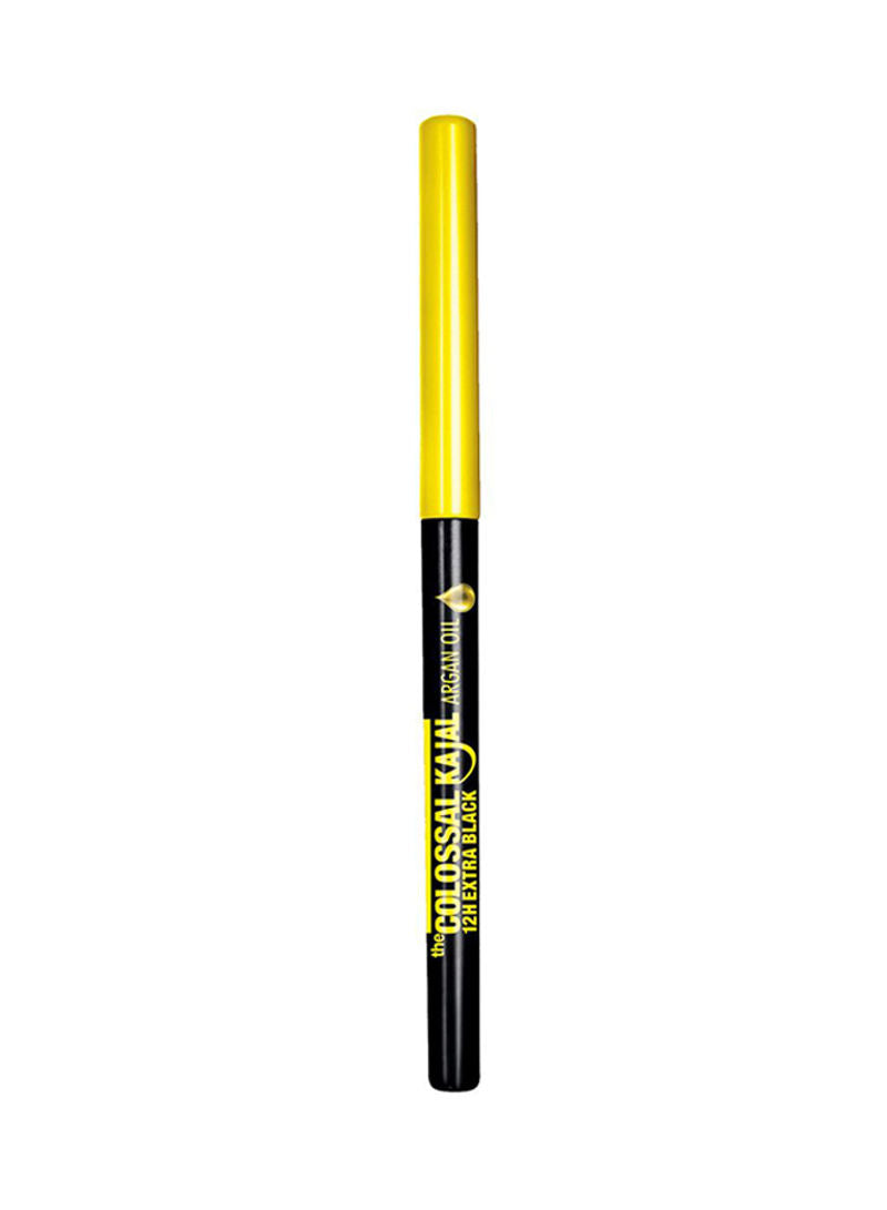Colossal Kajal Argan Oil Khol Eyeliner Black - MaybelineMake-upMaybelline Colossal Kajal Argan Oil Khol Eyeliner Black, both a kohl pencil and a liner, makes the eye look very captivating. This eyeliner pencil provides clean lines to get an extreme or nat