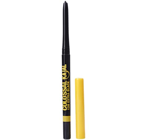 Colossal Kajal Argan Oil Khol Eyeliner Black - MaybelineMake-upMaybelline Colossal Kajal Argan Oil Khol Eyeliner Black, both a kohl pencil and a liner, makes the eye look very captivating. This eyeliner pencil provides clean lines to get an extreme or nat