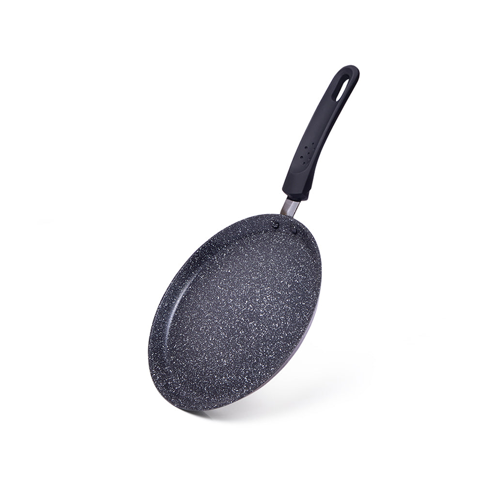 FISSMAN Crepe Pan FIORE 20cm Aluminium with Non-Stick CoatingKitchen StorageFIORE SERIES Have the best cookware utensils collection by getting our durable saucepan pan! Made from premium quality Aluminum and the coatings are shined with gold and silver sp