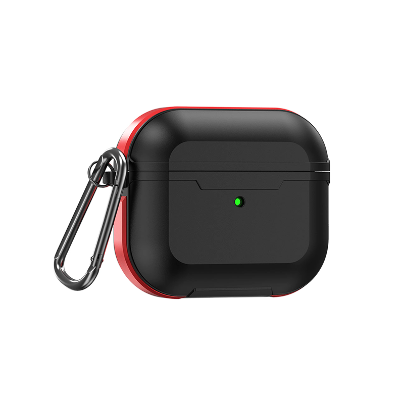 WIWU Defense Armor Protection Case For Airpods 3 - RedHeadphones360° premium protection. Anti-drop protection. Support wireless charging. This Defense Armor Airpods 3 case combines a durable machined aluminum exterior and a soft rubber lining to protect t