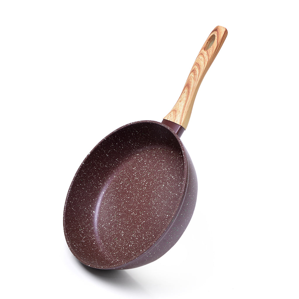 FISSMAN MOSSES STONE Straight Deep Frying Pan Aluminum with Non-Stick Coating 28cmKitchen StorageMOSSES STONE Series Cooking can be more than just a daily routine task, but it can also be a completely creative process. For this, a good mood and the right