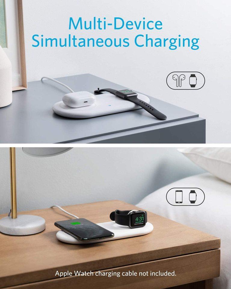 Anker Apple Watch Foldable Charging Pad USB-C 4ft White - A8802h21