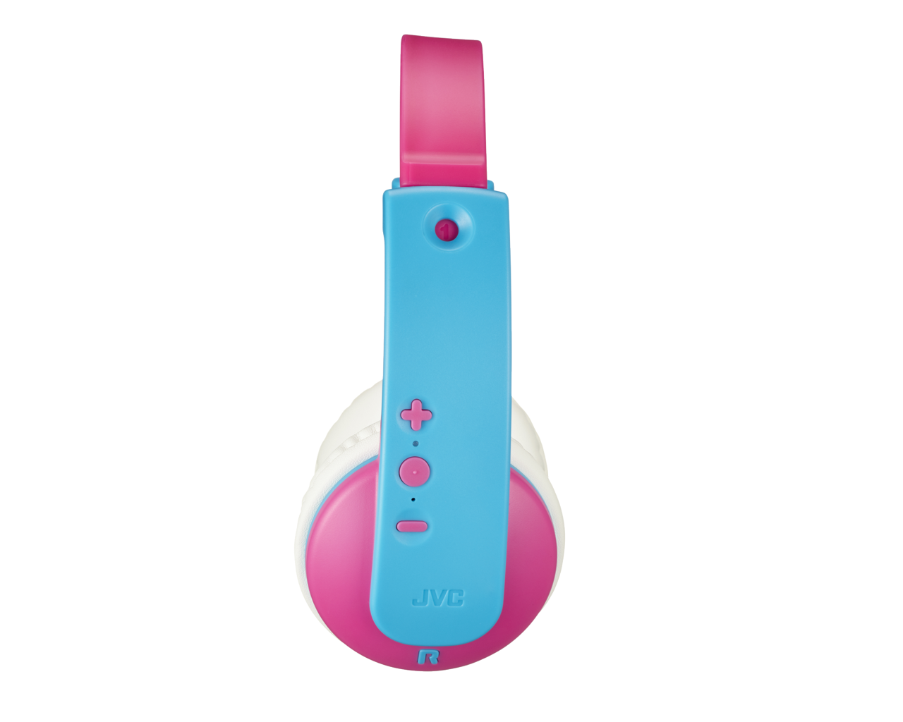 JVC Wireless On-ear Kids Headphone HA-KD9BTHeadphonesWireless with Bluetooth connectionIdeal for children, with low volume specification for safe listening with Active Volume Limiter7-step length adjuster for the best fitComfortable and easy-to-clean soft