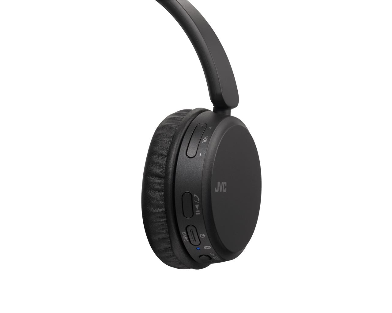 JVC Wireless On-ear Noise Cancelling Headphone HA-S65BNHeadphonesOn-ear headphones with Bluetooth and noise cancelling Bass boost function for dynamic bass sound(on/off) 11 hours of wireless listening(BT+NC)/16 hours of listening(BT only) with rechargeabl
