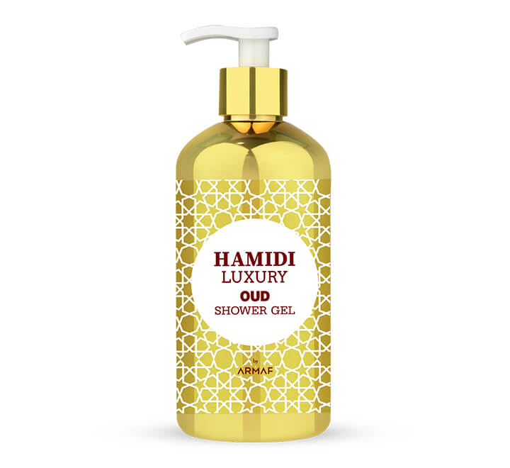 Hamidi Luxury Oud Shower GelPersonal CareTransport yourself into mysteries of the Arabian Nights with the ultra-moisturizing Oud Shower Gel. Bursting with the most delectable and luxurious essence of Oud, each wash will revive your senses!