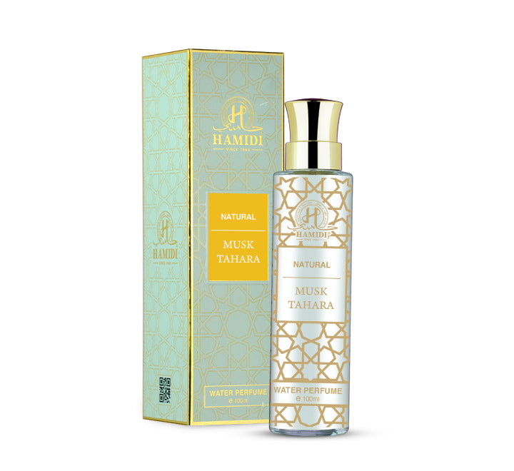 Hamidi Water Perfume Natural Musk Tahara 100MLPerfumes & FragrancesHamidi Musk Tahara stays true to its beautiful name – the word ‘Tahara’ means ‘obtaining ritual purity’. This fresh and sweet fragrance elaborates the essential sensation of divine richnes