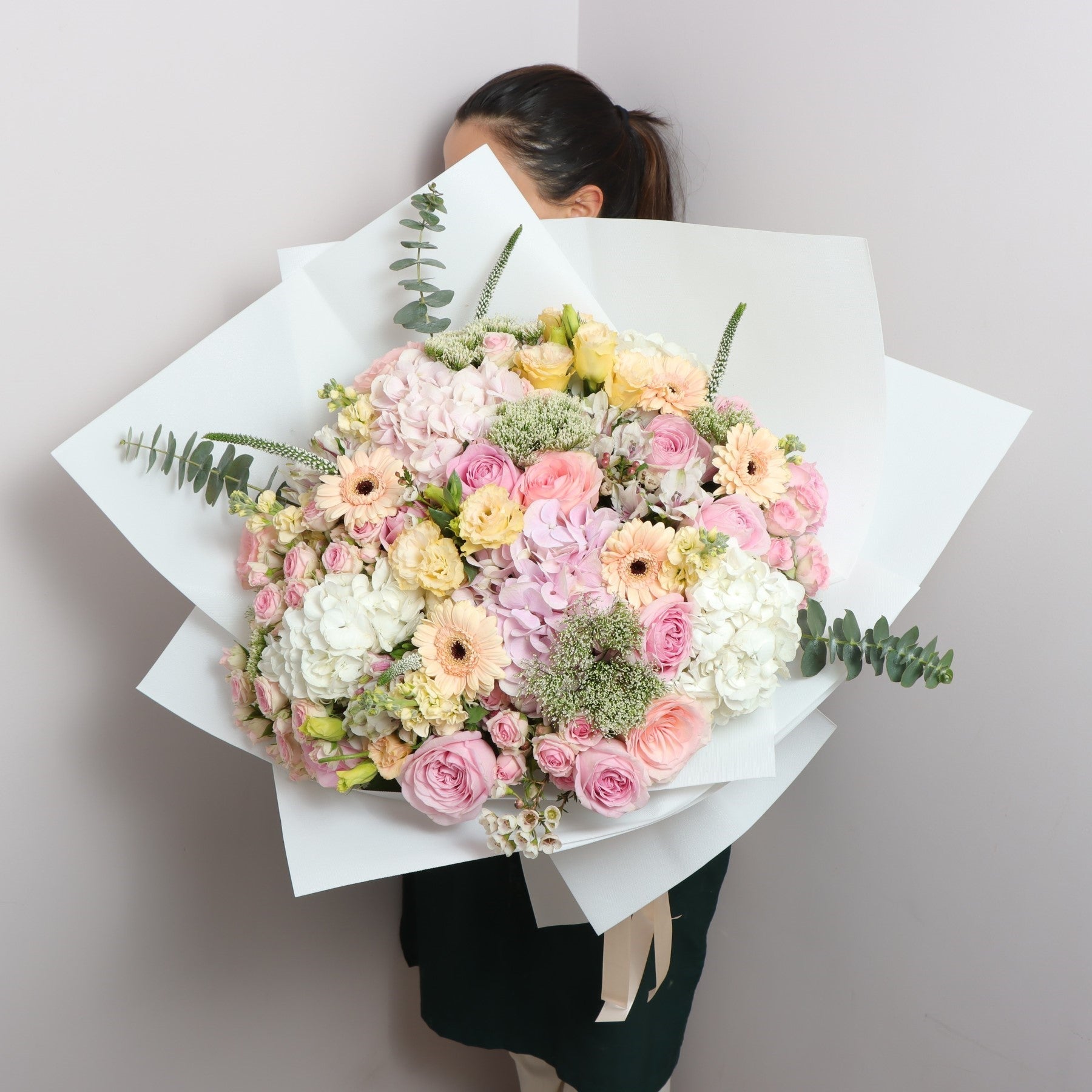 Mix Valentine Flower BouquetFlowersSame-day delivery Treat yourself or a special someone to a stunning bouquet of beauty and love. Ready to impress and make your loved one smile, this romantic bouquet will fill the air with its natural fragrance. Make you