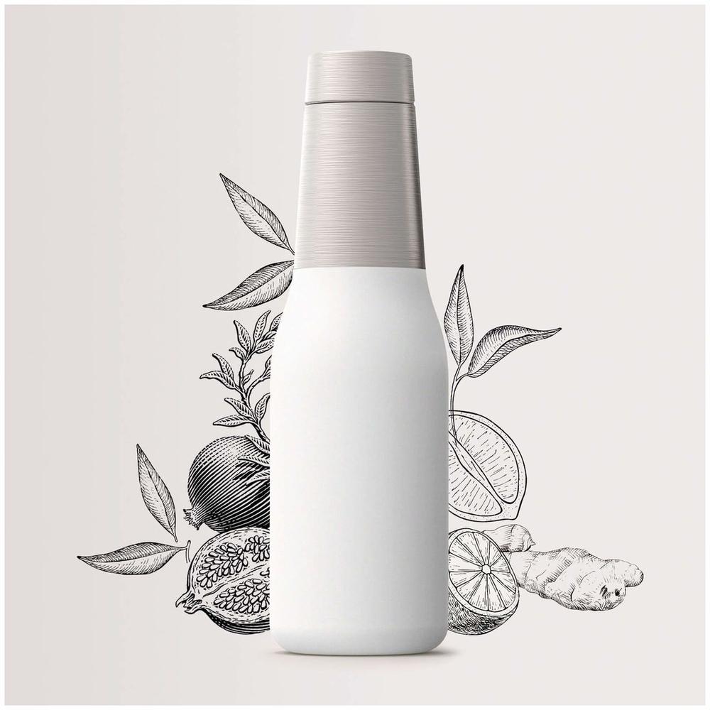 Asobu - Oasis Vacuum Insulated Double Walled Water Bottle 600 ml - White