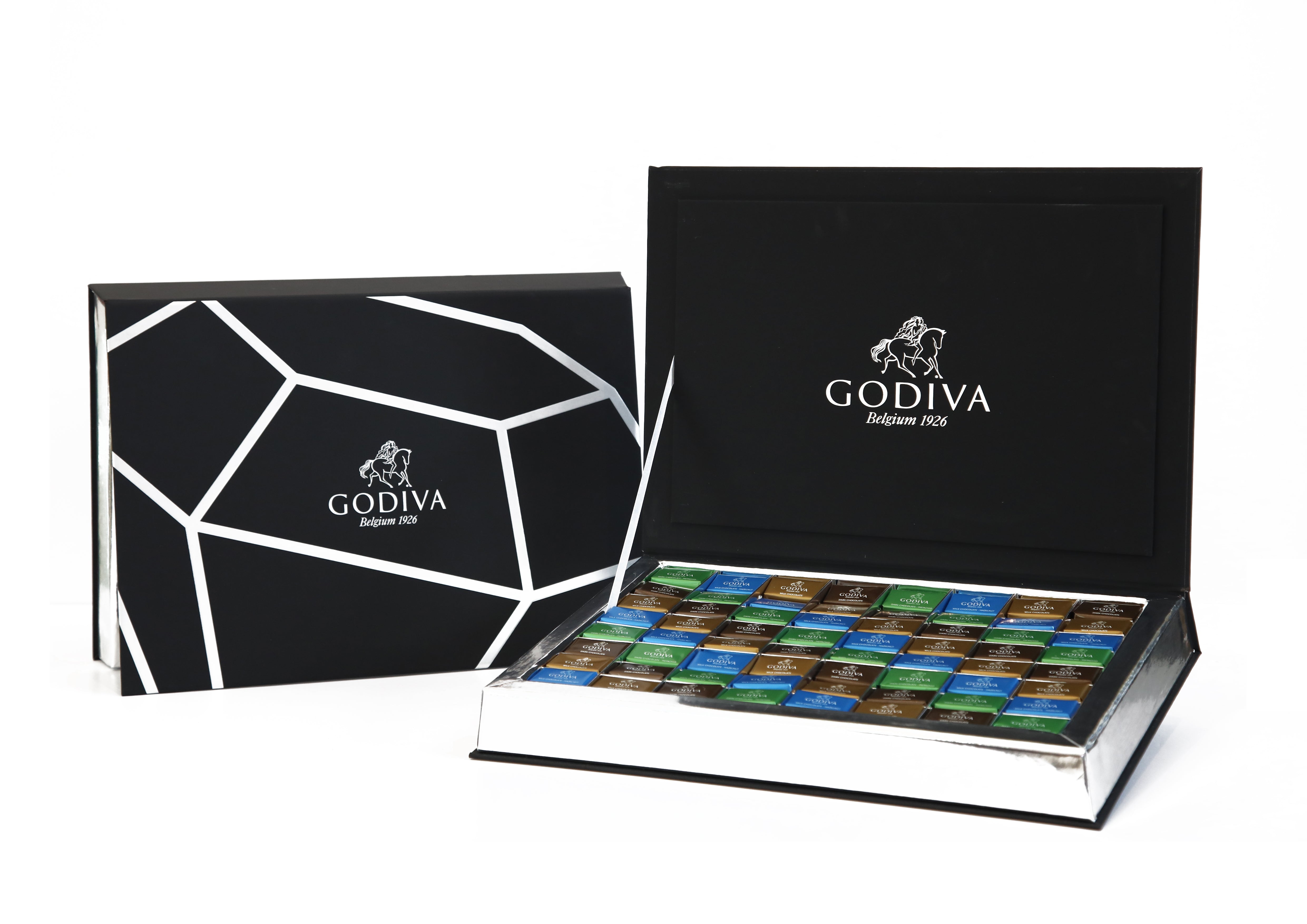 Godiva Premium Napolitanis BoxChocolate & ConfectioneryGodivas customisation capabilities of their Neapolitan boxes are unlimited, customised wrapper, card, ribbon, logo placement, on a chocolate piece, box or a package, and create a unique gift items to