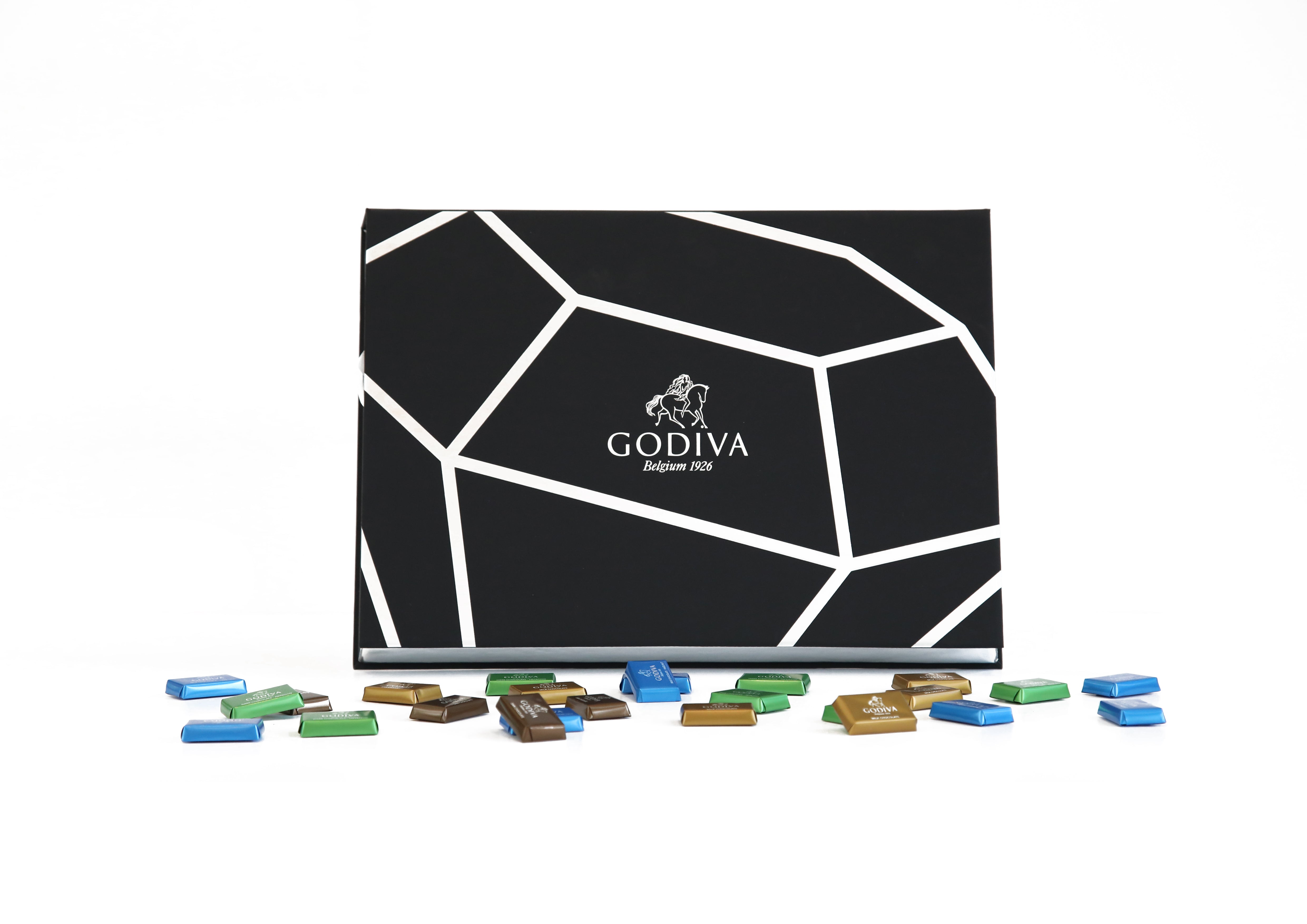 Godiva Premium Napolitanis BoxChocolate & ConfectioneryGodivas customisation capabilities of their Neapolitan boxes are unlimited, customised wrapper, card, ribbon, logo placement, on a chocolate piece, box or a package, and create a unique gift items to