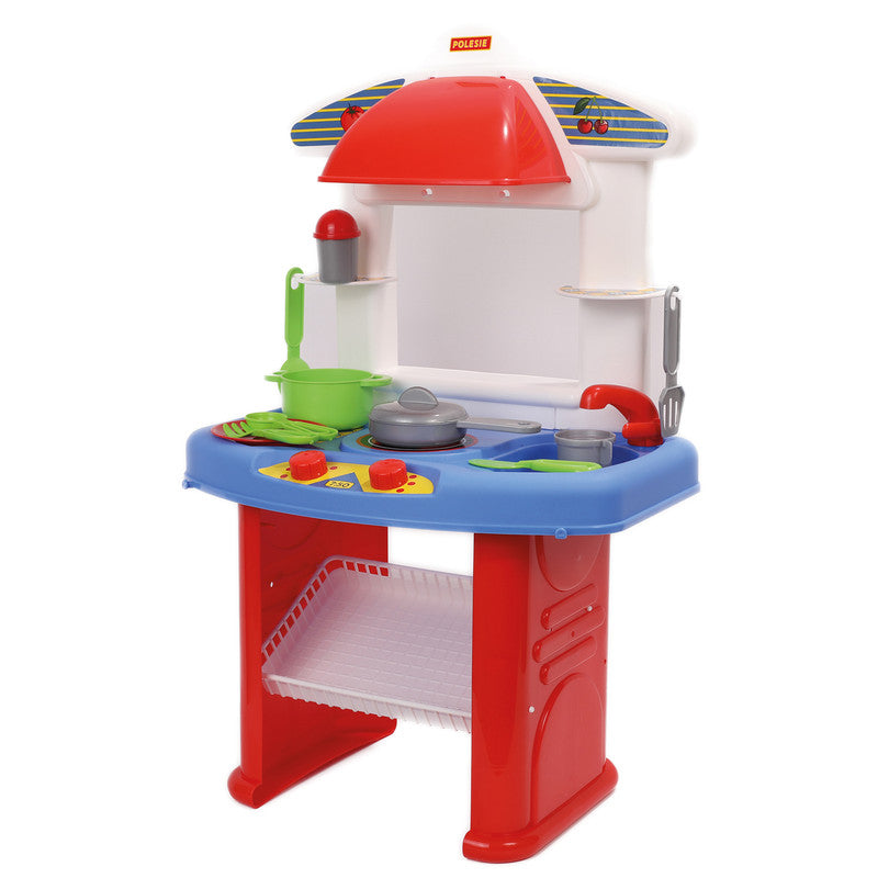 Polesie - Jana kitchen (box)Toys & GamesJana kitchen includes kitchen set with a small stove, sink, hood, dishes and kitchen utensils. A child who plays with this kitchen set will feel like a real cook. FEATURES: Polesie toys are made in high quality cont