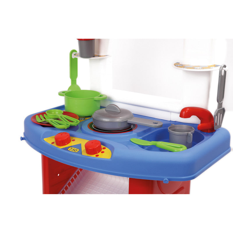 Polesie - Jana kitchen (box)Toys & GamesJana kitchen includes kitchen set with a small stove, sink, hood, dishes and kitchen utensils. A child who plays with this kitchen set will feel like a real cook. FEATURES: Polesie toys are made in high quality cont