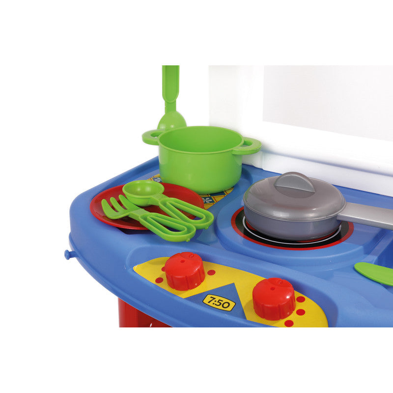 Polesie - Jana kitchen (box)Toys & GamesJana kitchen includes kitchen set with a small stove, sink, hood, dishes and kitchen utensils. A child who plays with this kitchen set will feel like a real cook. FEATURES: Polesie toys are made in high quality cont