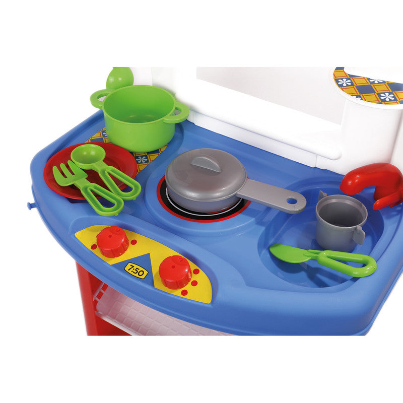 Polesie - Jana kitchen (box)Toys & GamesJana kitchen includes kitchen set with a small stove, sink, hood, dishes and kitchen utensils. A child who plays with this kitchen set will feel like a real cook. FEATURES: Polesie toys are made in high quality cont