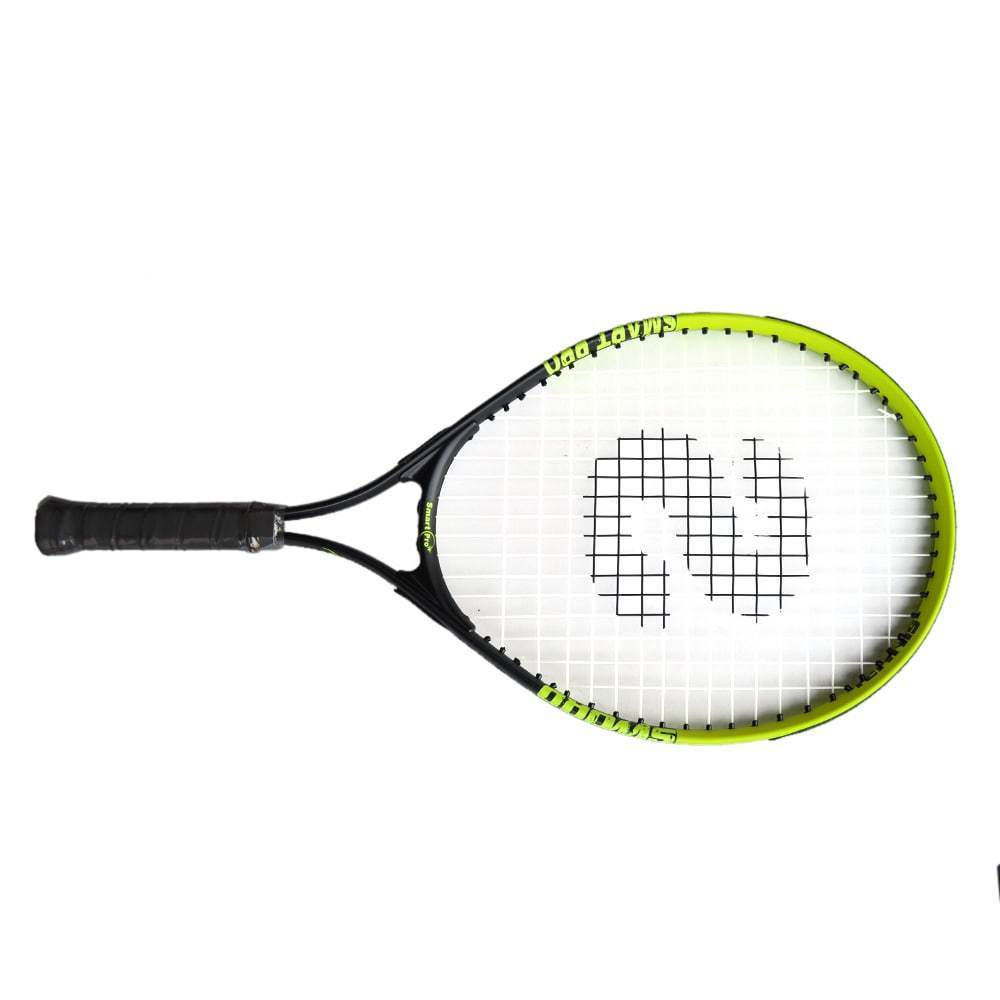 Junior Tennis Racquet (Black/Green)EquipmentsArticle No: PBS-611A Colour : Black/Green Material: Aluminum In-Box Contents: 1 Tennis Racquet Frame Composition: Aluminium Skill Level: Beginner Type: Strung
