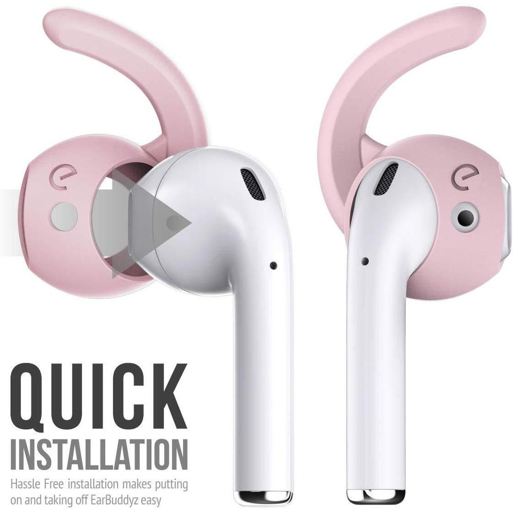 KeyBudz - Earbudz - Ear Hooks & Covers 2.0 - (3 Pairs) - Pink