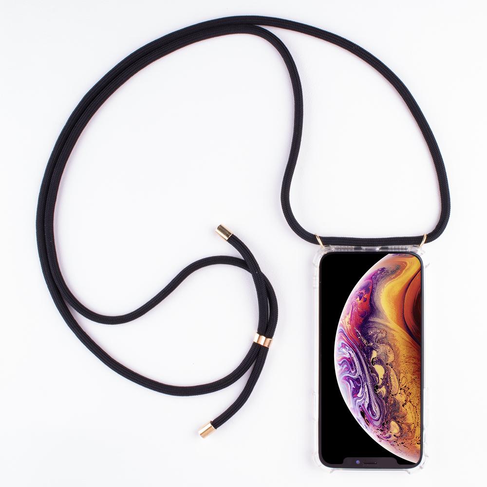 Lookabe - Necklace Clear Case + Black Cord - iPhone 11 Pro