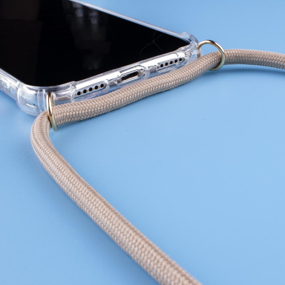 Lookabe - Necklace Clear Case + Nude Cord - iPhone 11 Pro