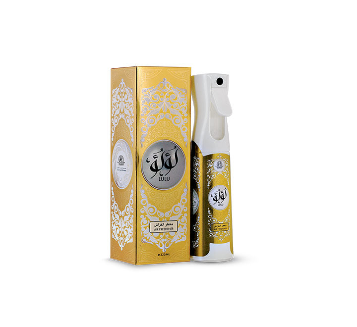 Air Freshener Lulu 320MLHome EnvironmentAn earthy woody aromatic scent with the soothing lavender and a twist of lemon and orange with a solid base of amber and sandalwood.