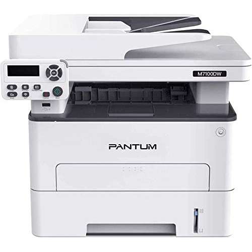 Pantum M7100DW Monochrome Laser PrinterPrinters & AccessoriesPantum M7100DW Monochrome Laser Printer With Copier/Scanner/Wireless Function 16.34×14.37×13.78inch White