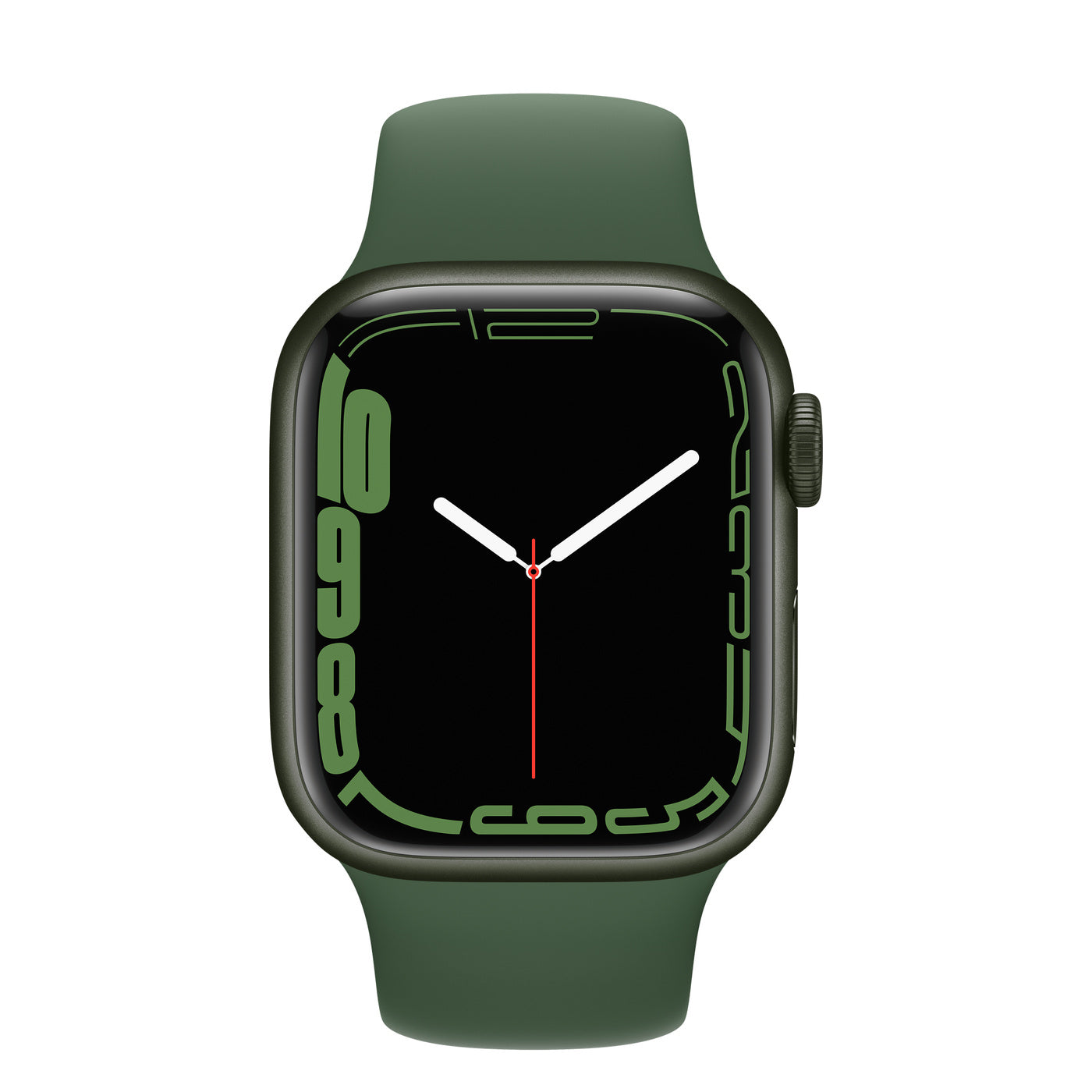Apple Watch Series 7 Green Aluminum Case with Sport Band