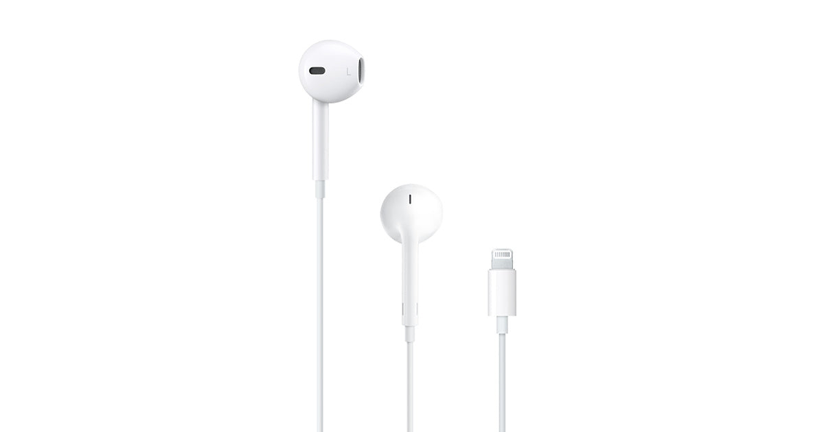 Apple EarPods with Lightning ConnectorAccessoriesOverview Unlike traditional, circular earbuds, the design of the EarPods is defined by the geometry of the ear. Which makes them more comfortable for more people than any other earbud-style headphones. The