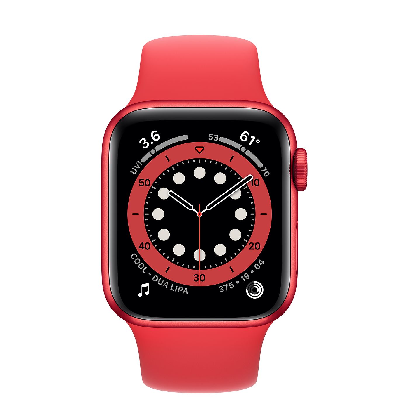 Apple Watch Series 6 PRODUCT(RED) Aluminum Case with PRODUCT(RED) Sport Band - Regular