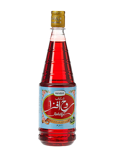 Hamdard Rooh Afza 800mlDrinksA light and refreshing fruit flavoured drink, Hamdard Rooh Afza is the what you need this ramadan. Rooh Afza has a pleasant cooling effect on the body, instantly quenching your thirst energizing you.