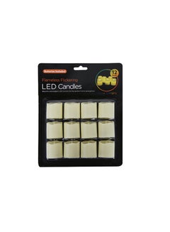 Daiso Japan Flameless Flickering LED Candle White 6 x 6centimeterHome DecorDaiso Japan Flameless Flickering LED Candle White 6 x 6centimeter