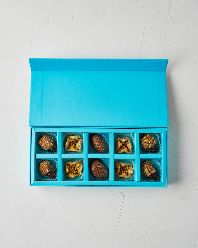 10pc Assorted Dates and Baklawa by NJD