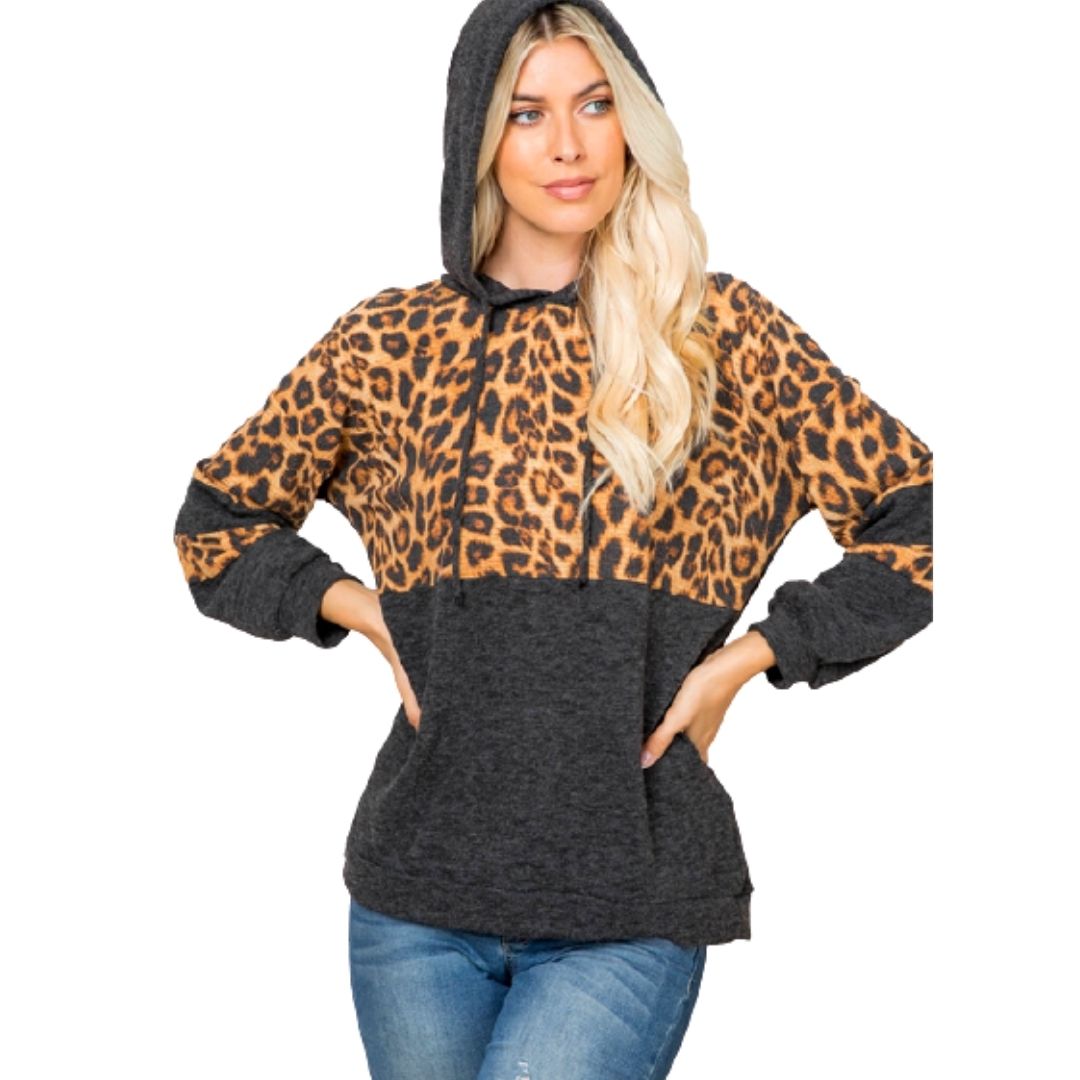 Leopard Hoodie for Women