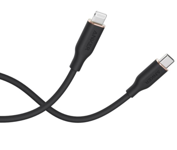 Anker PowerLine III Flow USB-C to Lightning Cable 6-ft Purple