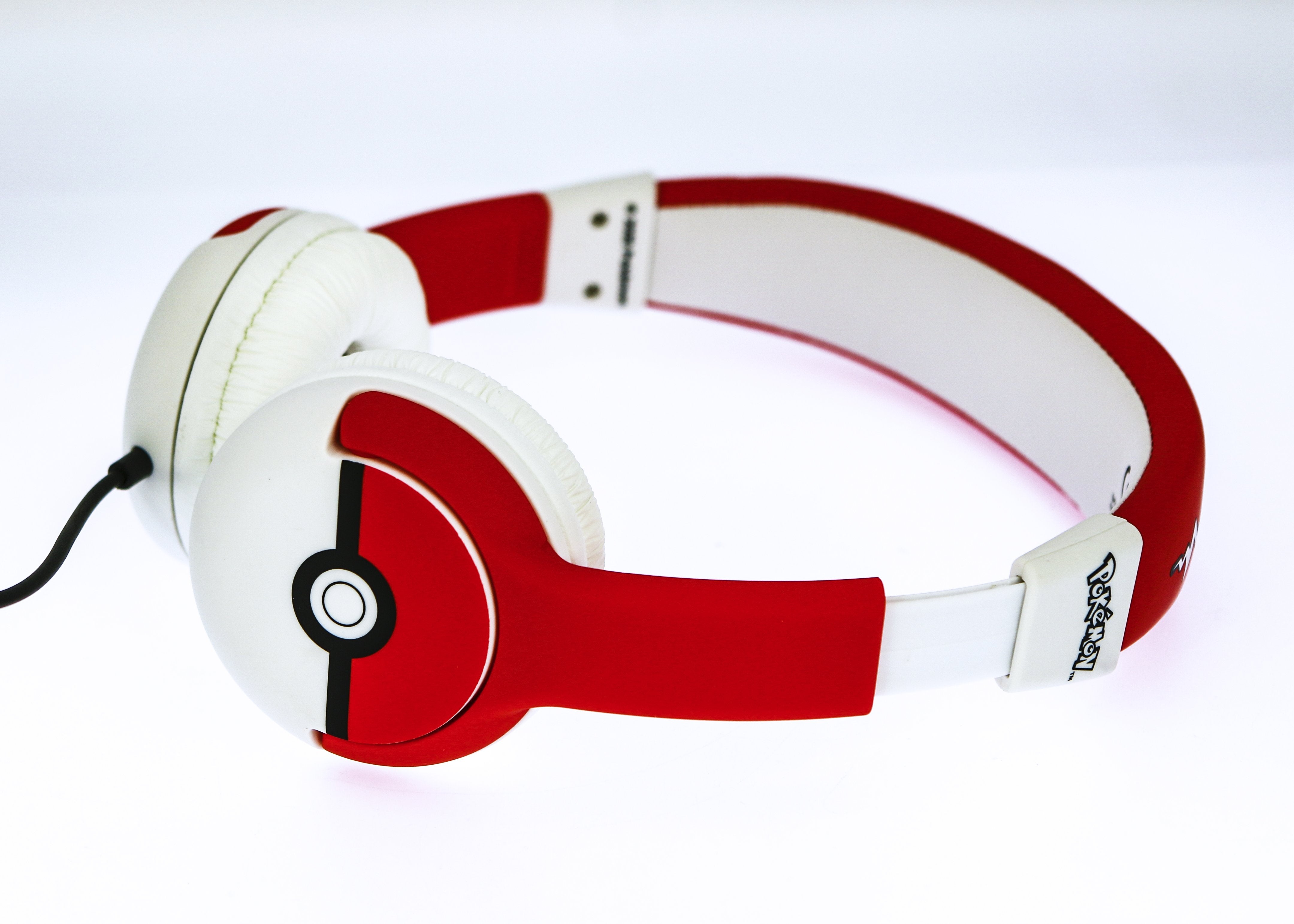 OTL Pokemon OnEar Wired Headphone - Safe Volume Limiting @85dB, Foldable & Adjustable, Superb Sound Quality,  Works w/ Smartphones, Tablets, Ninetendo Switch, Laptops & devices w/ 3.5mm port - PokeBall