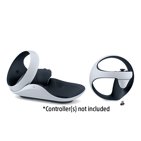 Sony PlayStation VR2 Sense Controller Charging StationGaming AccessoriesAlways be ready for your next adventure into thrilling new virtual reality worlds with the PlayStation VR2 Sense controller charging station. Quickly and easily charge your PlayStatio