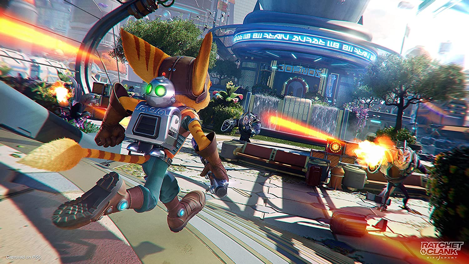 Ratchet & Clank Rift Apart - PS5Video GamesRatchet and Clank find themselves at odds with their archnemesis, Dr. Nefarious. Only this time, he’s equipped with the dangerous Dimensionator, a device with the power to travel to other dimensions. The duo figh
