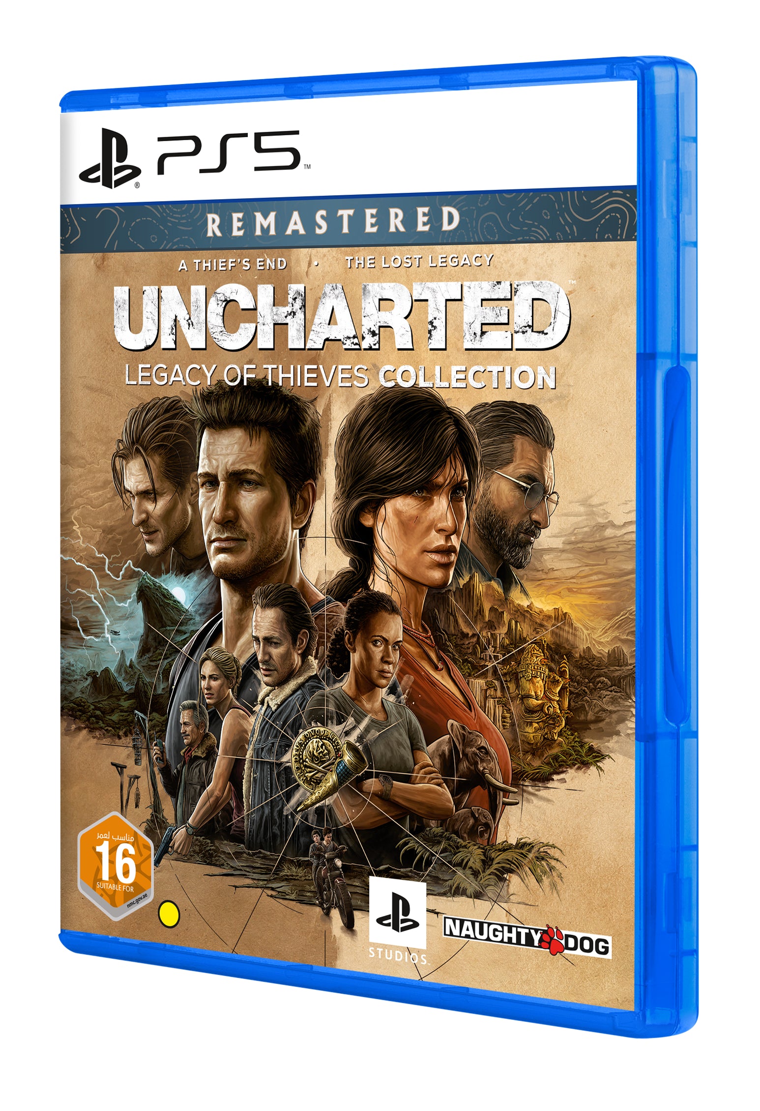 PS5 Uncharted Legacy of Thieves Collection, PPSA05684Video GamesAre you ready to seek your fortune?Seek your legacy and leave your mark on the map in UNCHARTED: Legacy of Thieves Collection. Experience Naughty Dog’s thrilling, cinematic storytelling and t