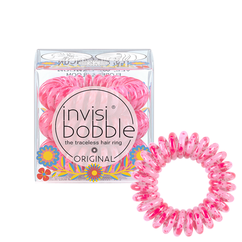 IB OR Flores & Bloom Yes, We CancunHair CareInspired by its fans from all over the world,invisibobble® celebrates its diversity and sense of style. Thus the evergreen invisibobble® ORIGINAL gets a limited edition design. The ORIGINAL Yes, we Cancun from t