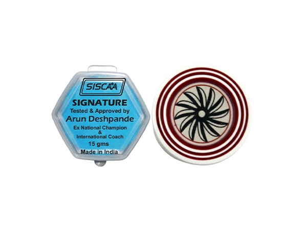 Siscaa Carrom Signature Striker 7.5mm / 15gmToys & GamesSiscaa Carrom Signature Striker | 7.5MM Product Specifications: Carrom Striker Use for Players Size: 7.5mm Weight: 15g Assorted Designs Available note: The colors of the product may vary slightly fro