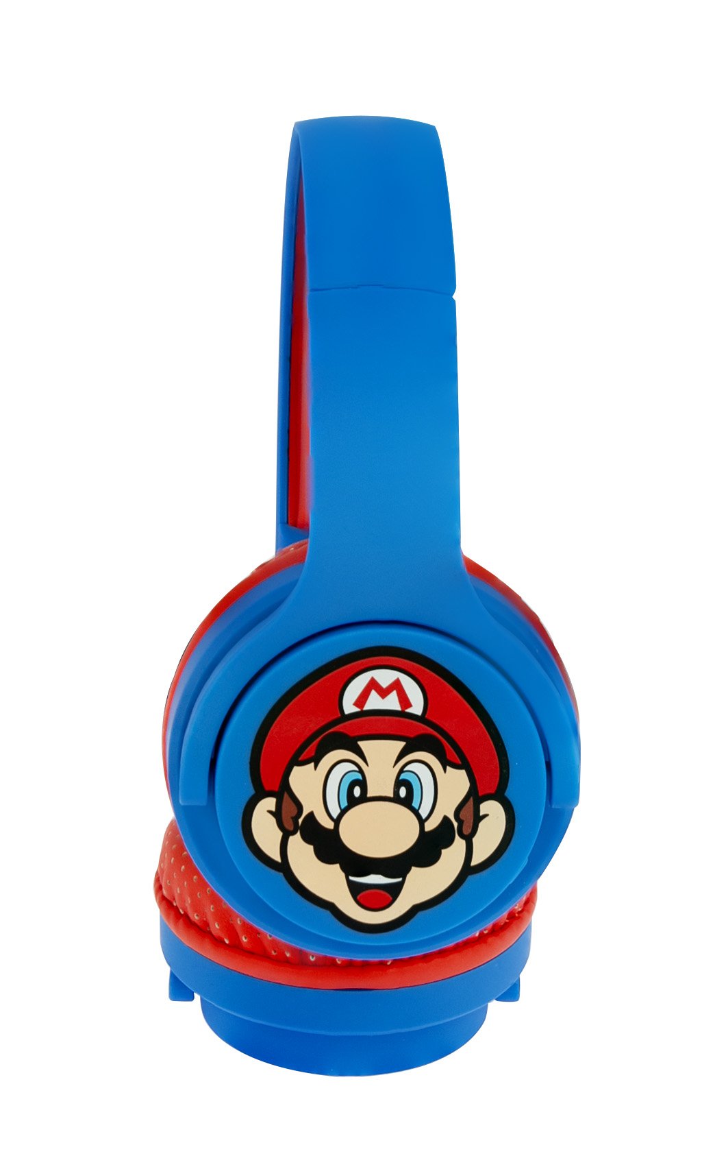 OTL Super Mario OnEar Wireless Kids HeadPhone - Safe Volume Limiting @ 85dB, Bluetooth 5.0 @ 10m distance, 30Hrs Playtime, Superb Sound w/ Aux port, Foldable, Comfortable & Adjustable - Mario
