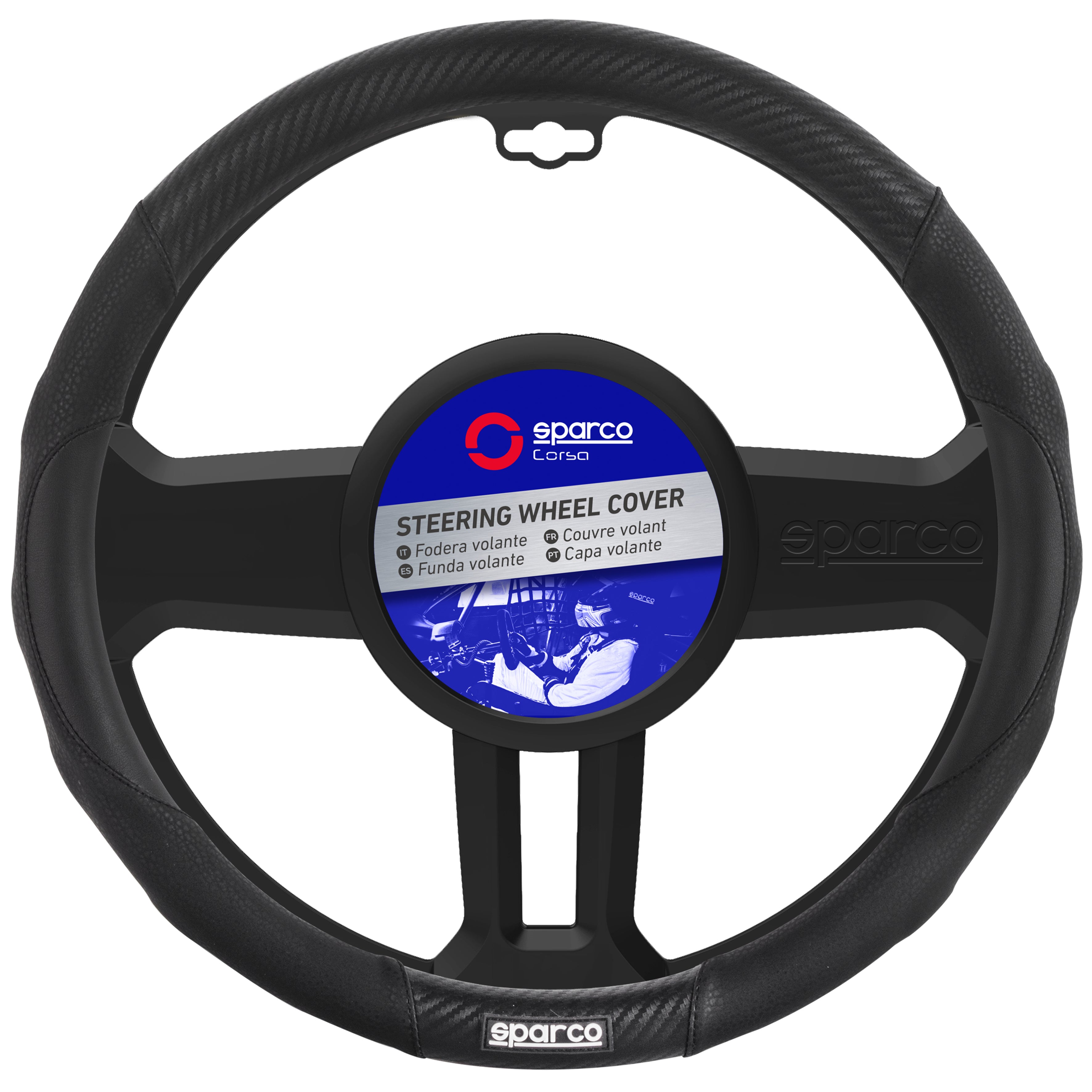 Sparco Steering Wheel Cover,Rubber Ring 38*8.2cm