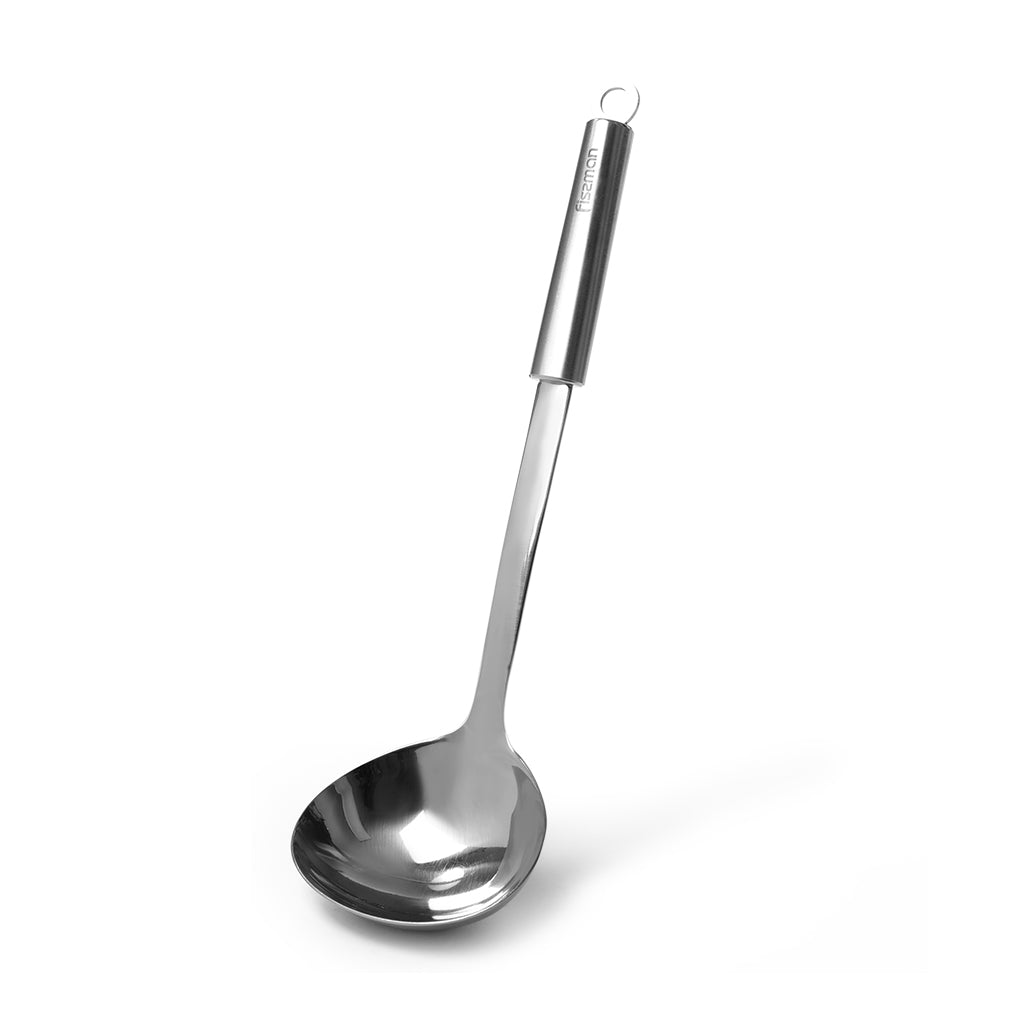 FISSMAN Stainless Steel Soup Ladle ZONDA Series 32cm.Kitchen StorageZONDA It is difficult to imagine a modern kitchen without useful accessories, they greatly simplify life and make cooking even more enjoyable. For these purposes, FISSMAN has created the
